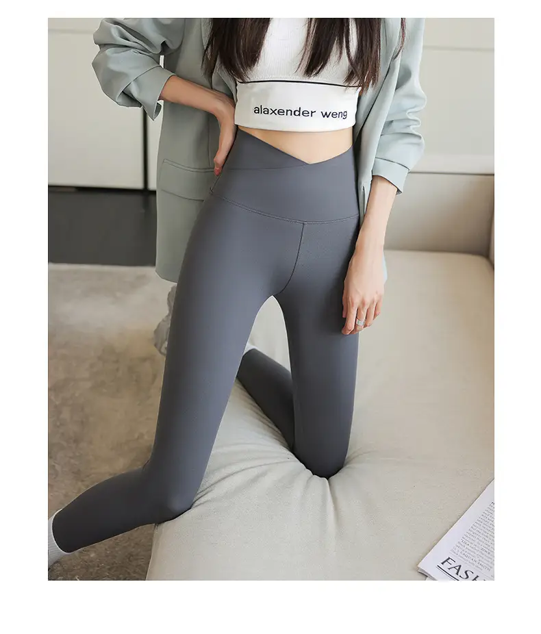 Butt-Lifting Slimming Leggings Women Black Grey — feature 21