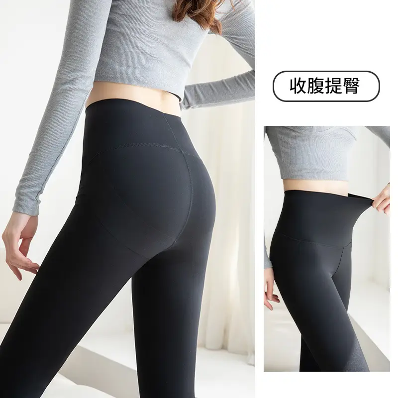 Butt-Lifting Slimming Leggings Women Black Grey