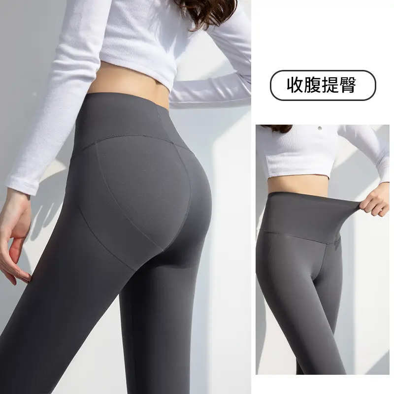 Butt-Lifting Slimming Leggings Women Black Grey