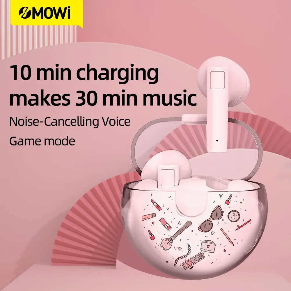Mowi Wireless Bluetooth Game Headset with 10min Charge & 30min Music - Image 2