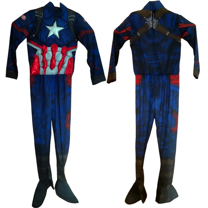Kids Male Captain America Batman Spiderman Ant-Man Superman White Soldier Black Panther Dinosaur Costume Halloween Costume