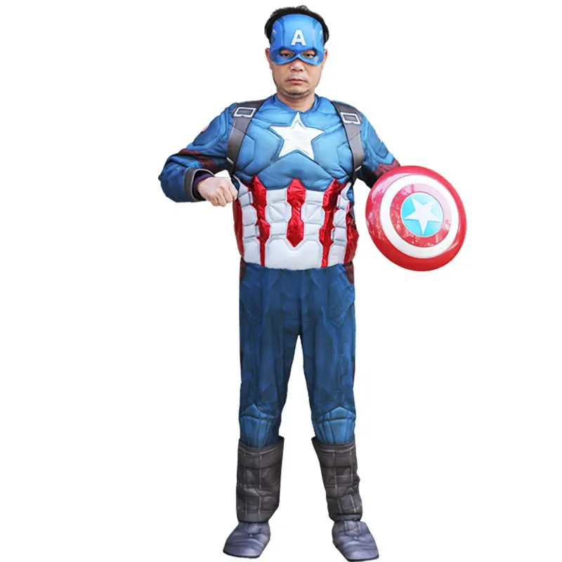 Kids Male Captain America Batman Spiderman Ant-Man Superman White Soldier Black Panther Dinosaur Costume Halloween Costume