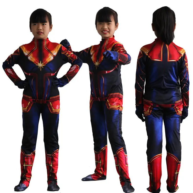 Kids Male Captain America Batman Spiderman Ant-Man Superman White Soldier Black Panther Dinosaur Costume Halloween Costume