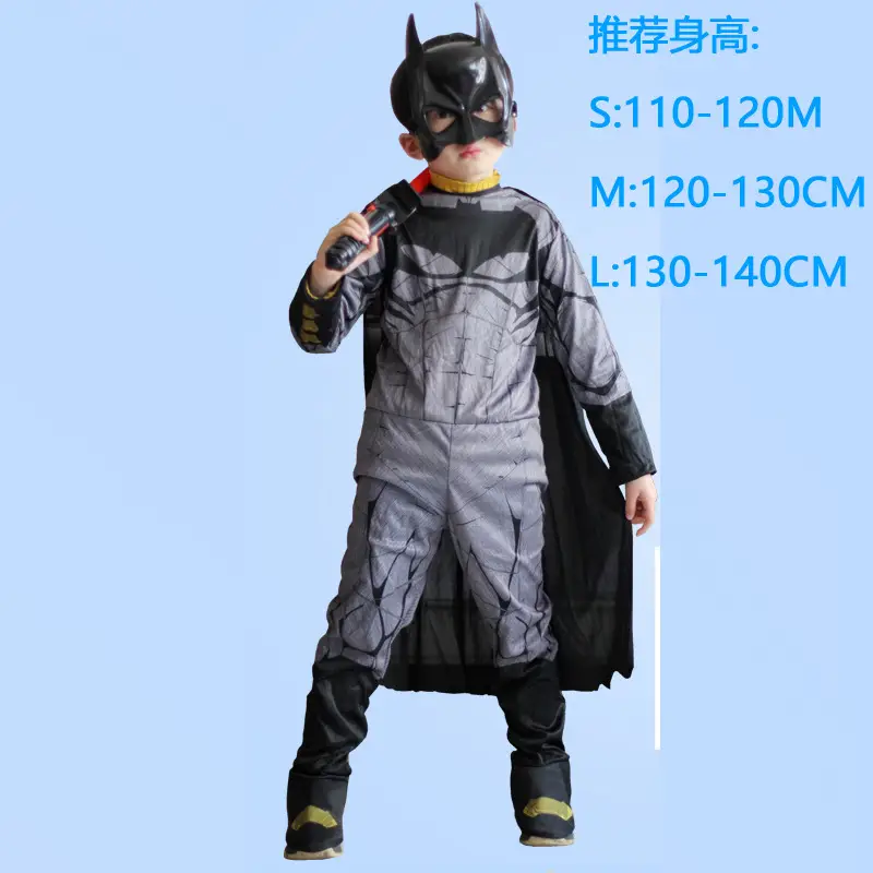 Kids Male Captain America Batman Spiderman Ant-Man Superman White Soldier Black Panther Dinosaur Costume Halloween Costume