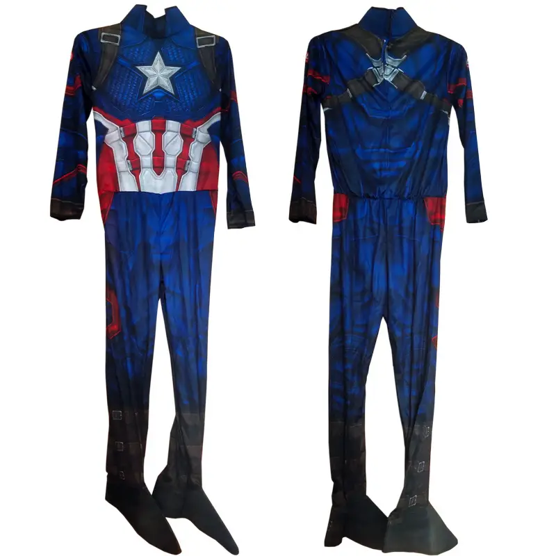 Kids Male Captain America Batman Spiderman Ant-Man Superman White Soldier Black Panther Dinosaur Costume Halloween Costume