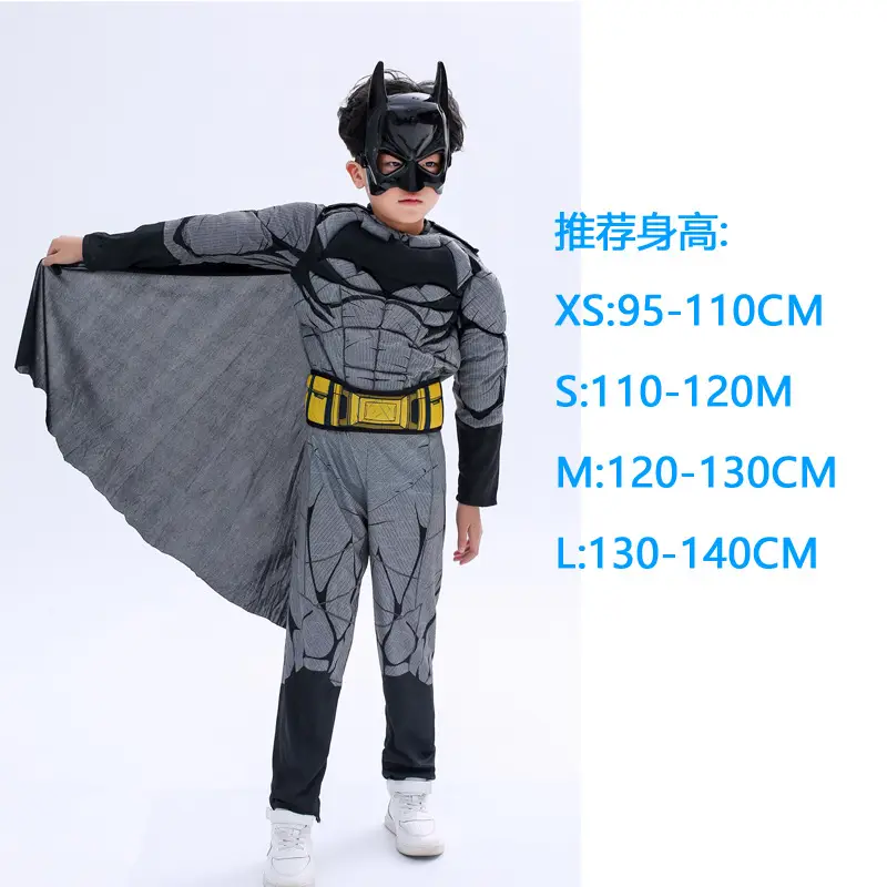 Kids Male Captain America Batman Spiderman Ant-Man Superman White Soldier Black Panther Dinosaur Costume Halloween Costume
