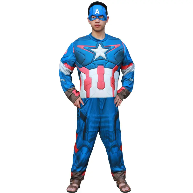 Kids Male Captain America Batman Spiderman Ant-Man Superman White Soldier Black Panther Dinosaur Costume Halloween Costume