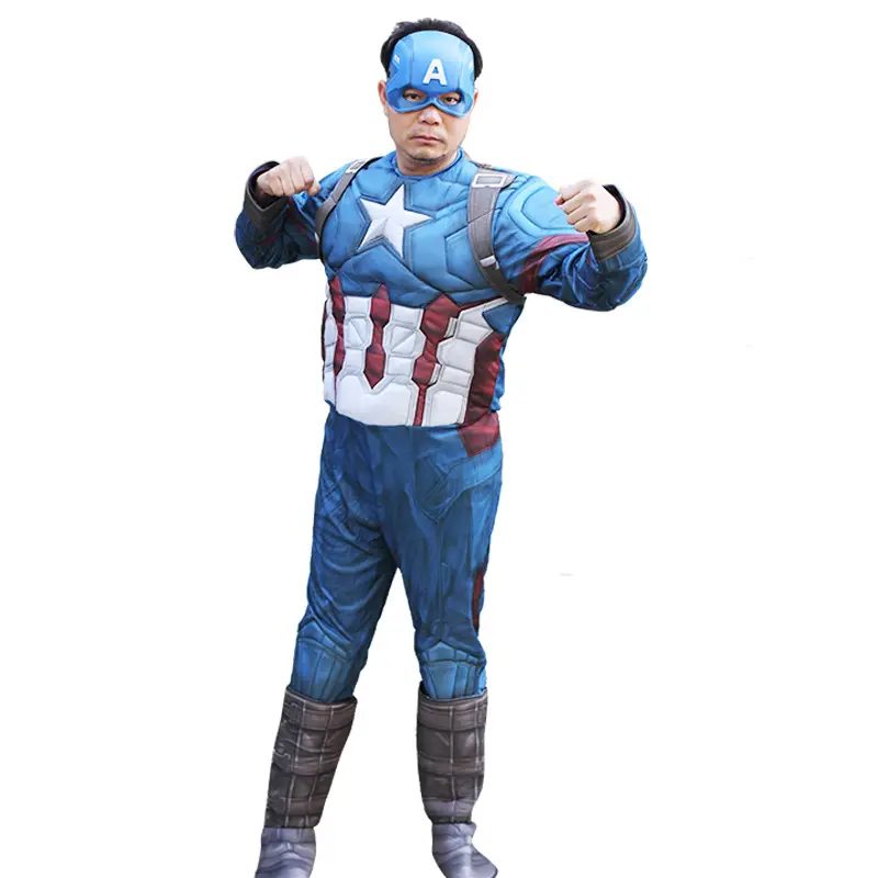 Kids Male Captain America Batman Spiderman Ant-Man Superman White Soldier Black Panther Dinosaur Costume Halloween Costume