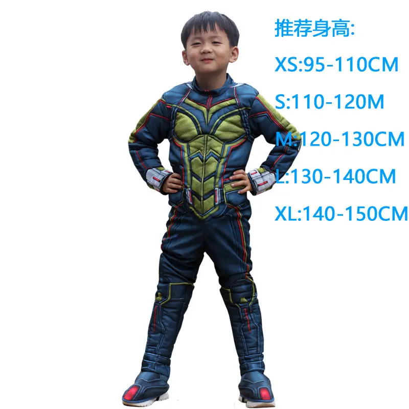 Kids Male Captain America Batman Spiderman Ant-Man Superman White Soldier Black Panther Dinosaur Costume Halloween Costume
