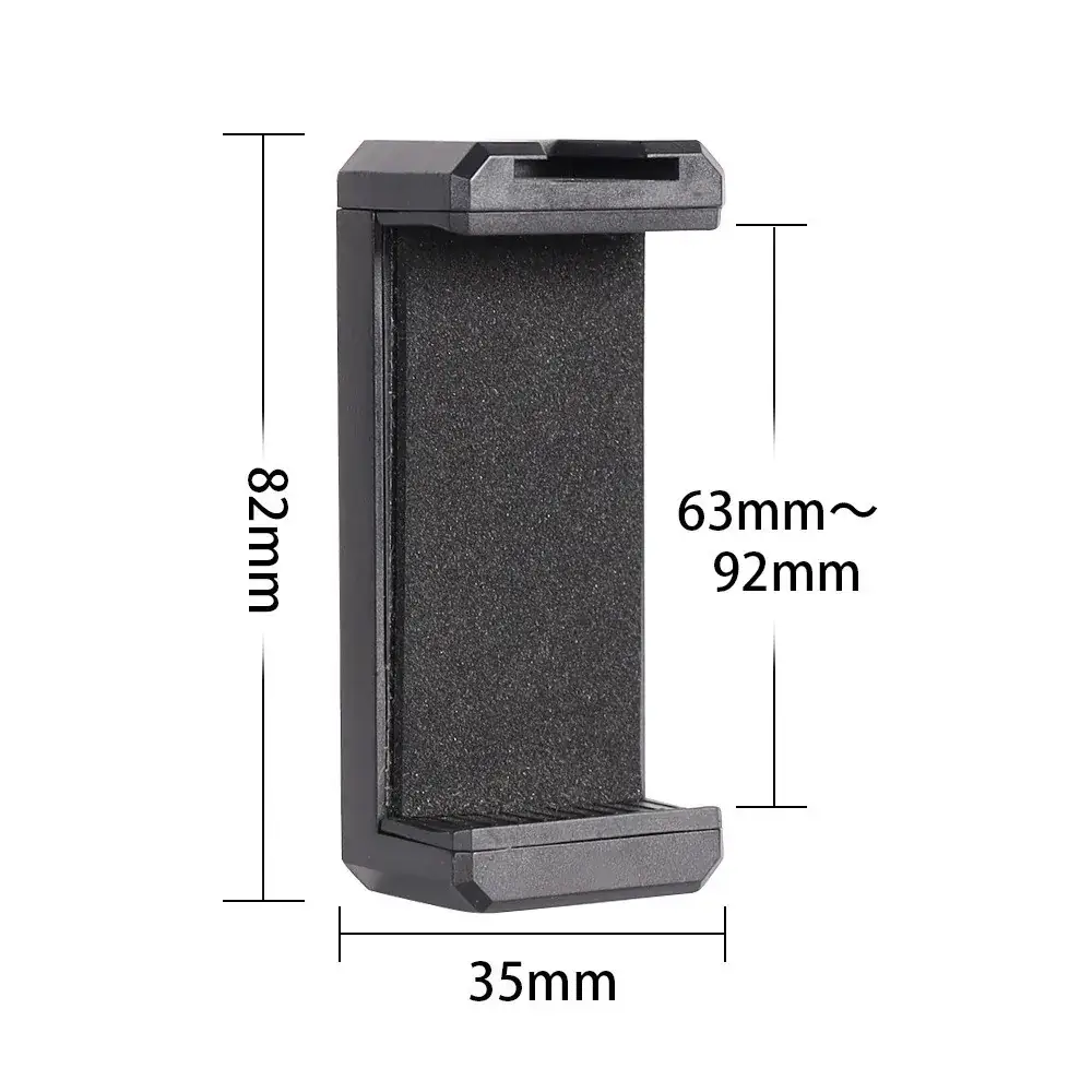 Desktop Folding Telescopic Phone Clip Black - Image 12