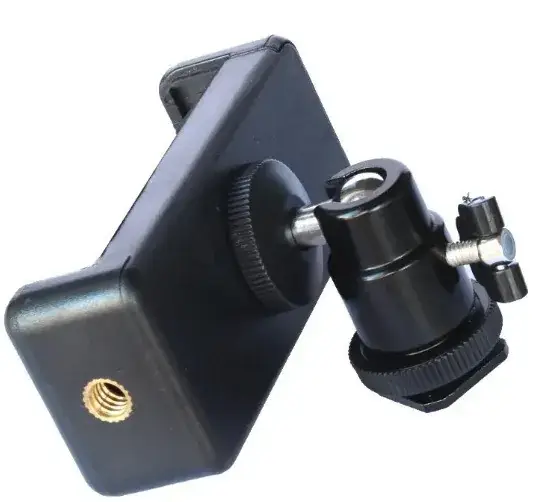 Desktop Folding Telescopic Phone Clip Black - Image 15