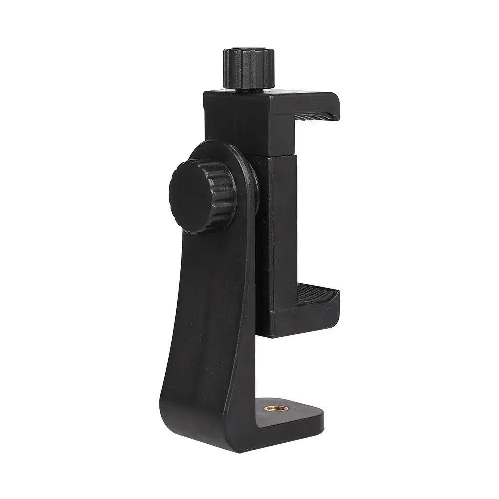 Desktop Folding Telescopic Phone Clip Black - Image 5