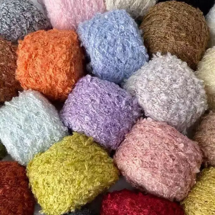 Wool Loop Line Handmade Diy Finger Loop Line Doll Hair Line Scarf Hat Feature Line