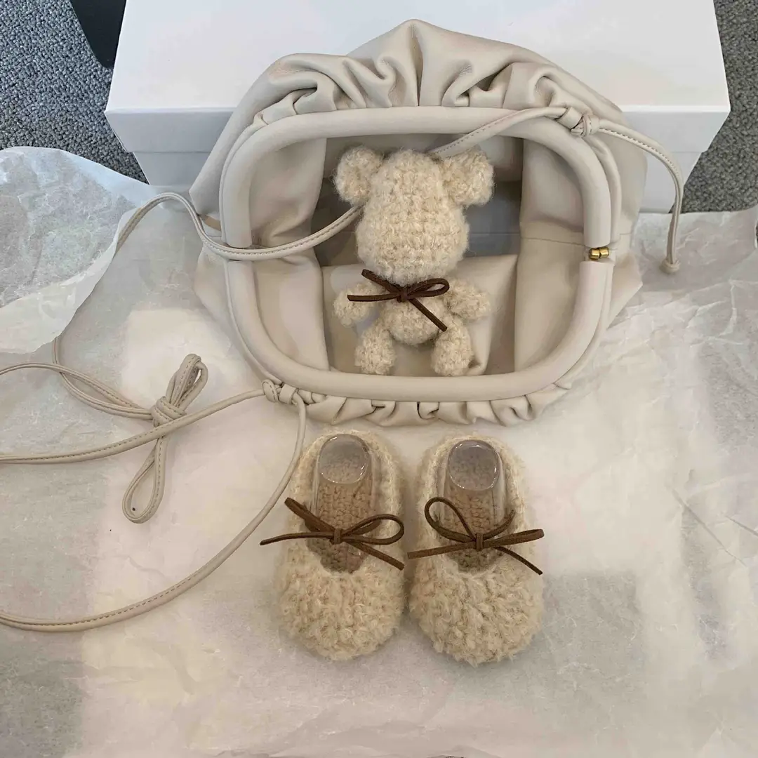 Wool Loop Line Handmade Diy Finger Loop Line Doll Hair Line Scarf Hat Feature Line — feature 30