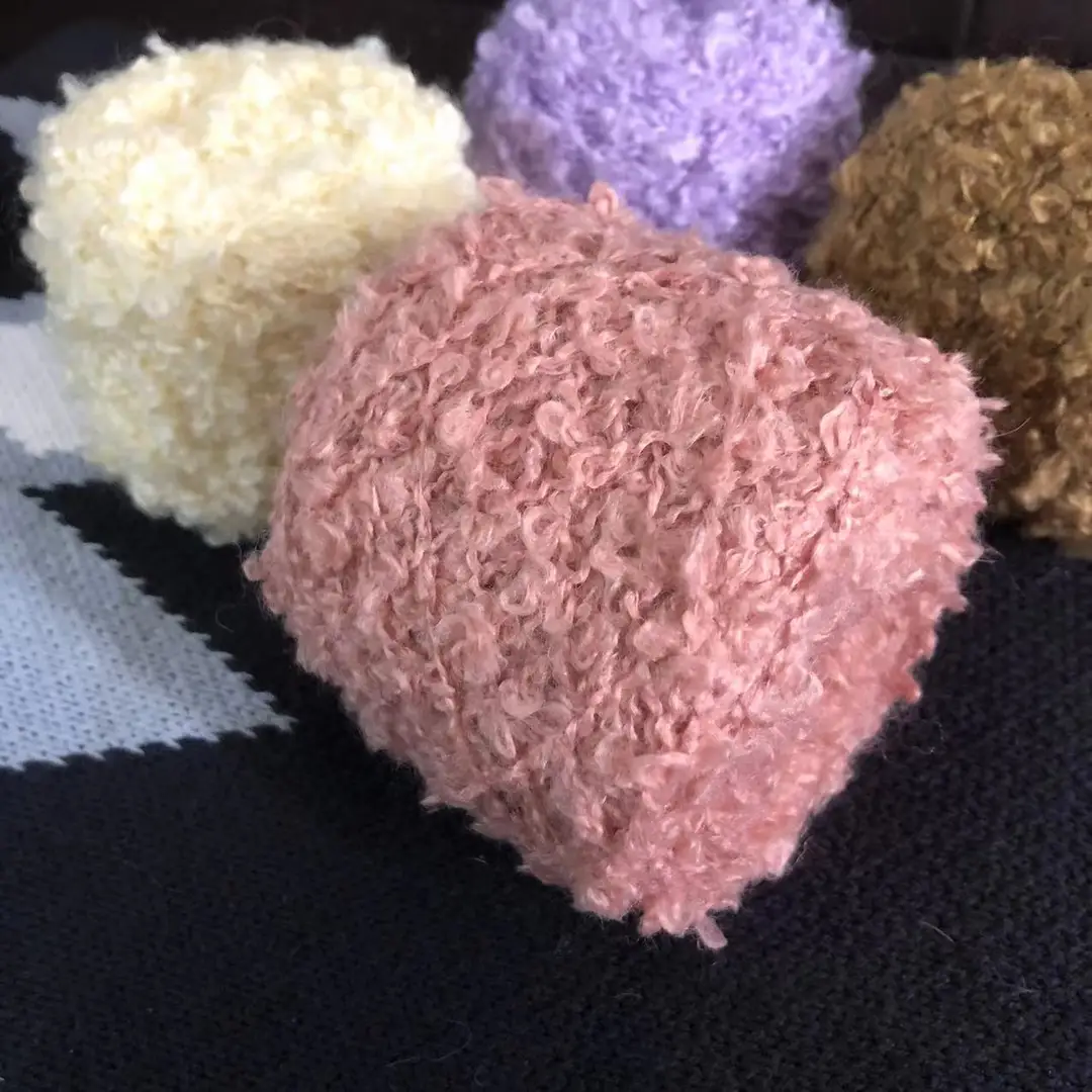 Wool Loop Line Handmade Diy Finger Loop Line Doll Hair Line Scarf Hat Feature Line