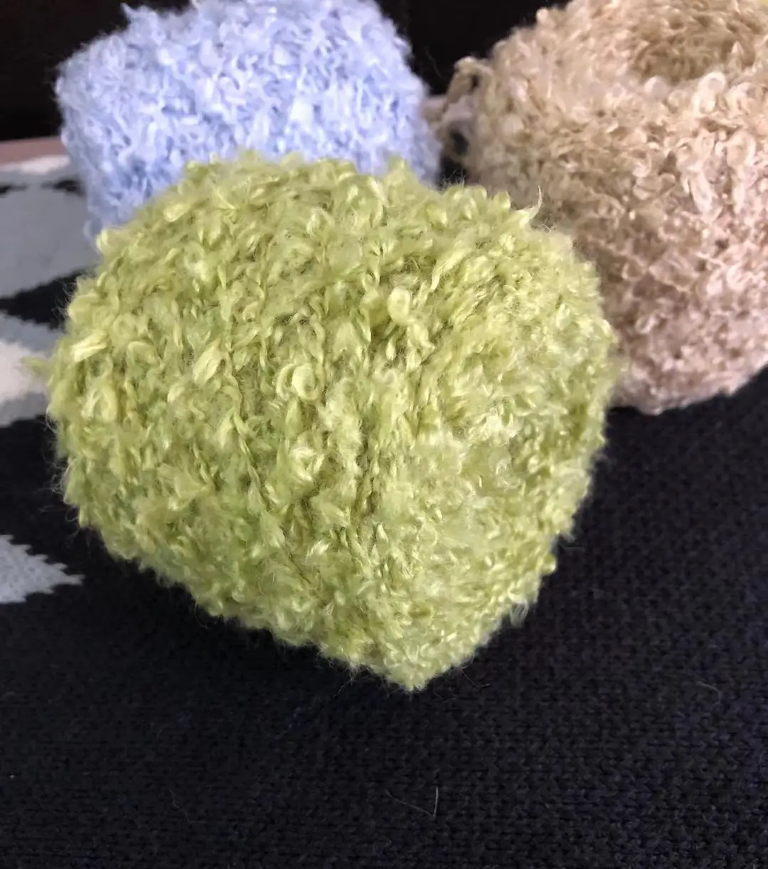 Wool Loop Line Handmade Diy Finger Loop Line Doll Hair Line Scarf Hat Feature Line