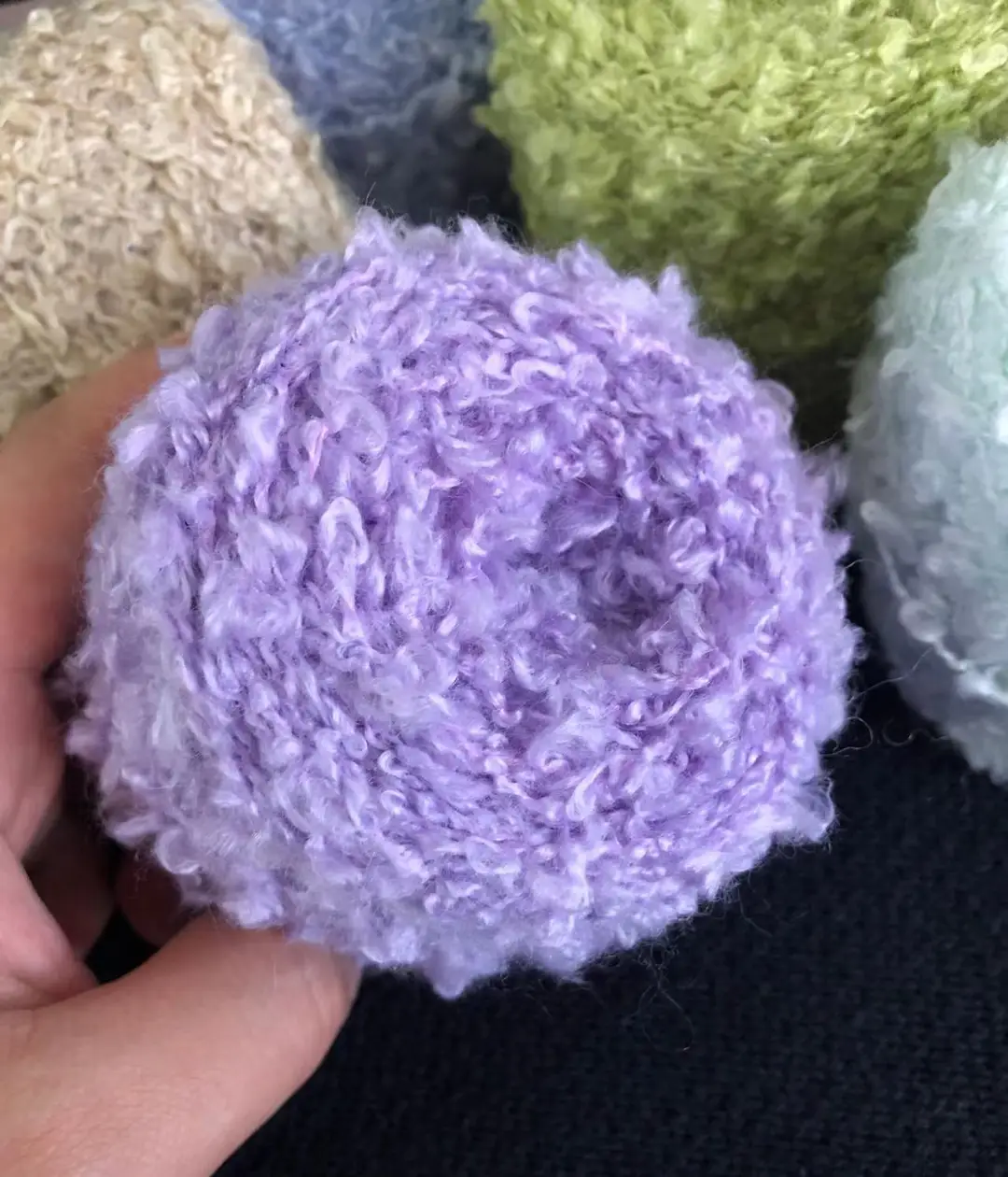 Wool Loop Line Handmade Diy Finger Loop Line Doll Hair Line Scarf Hat Feature Line