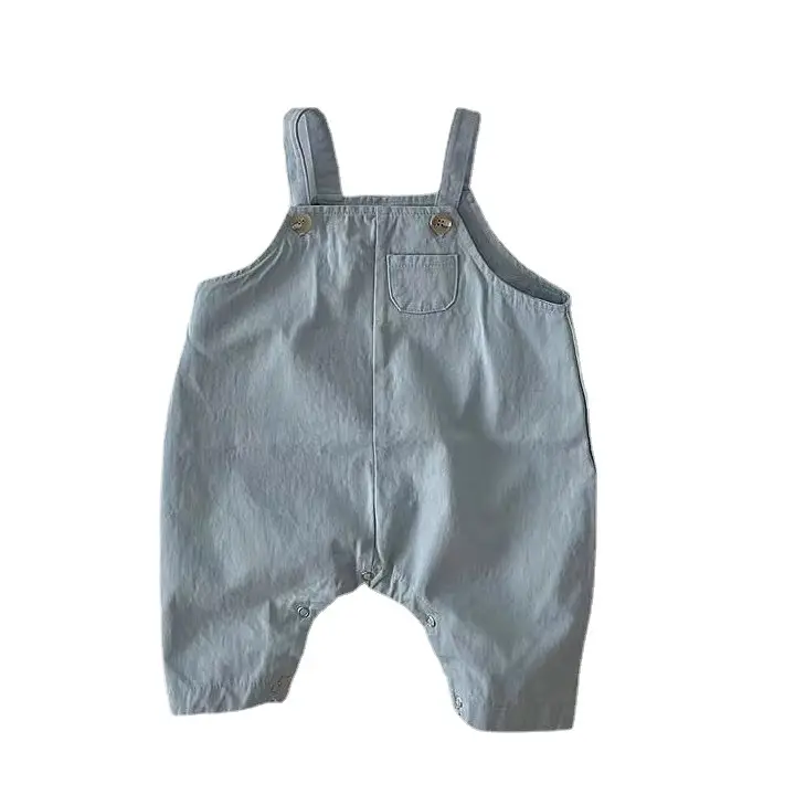 Baby Girl's Sleeveless Romper Cream - Image 7