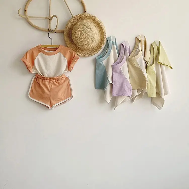 Summer T-Shirt Set for Girls & Boys Korean Style
