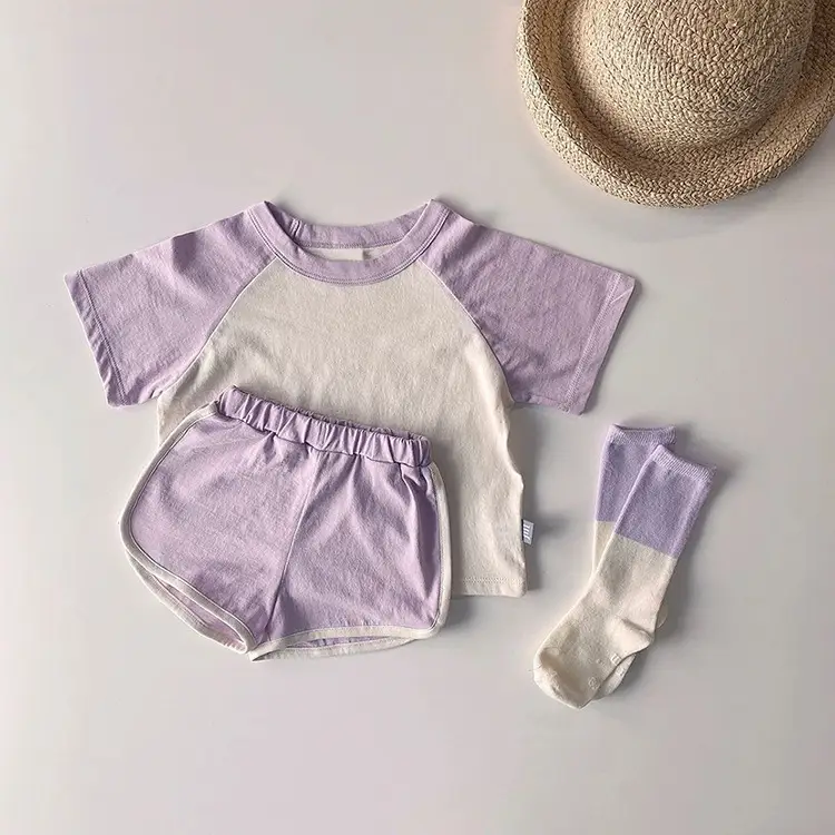 Summer T-Shirt Set for Girls & Boys Korean Style