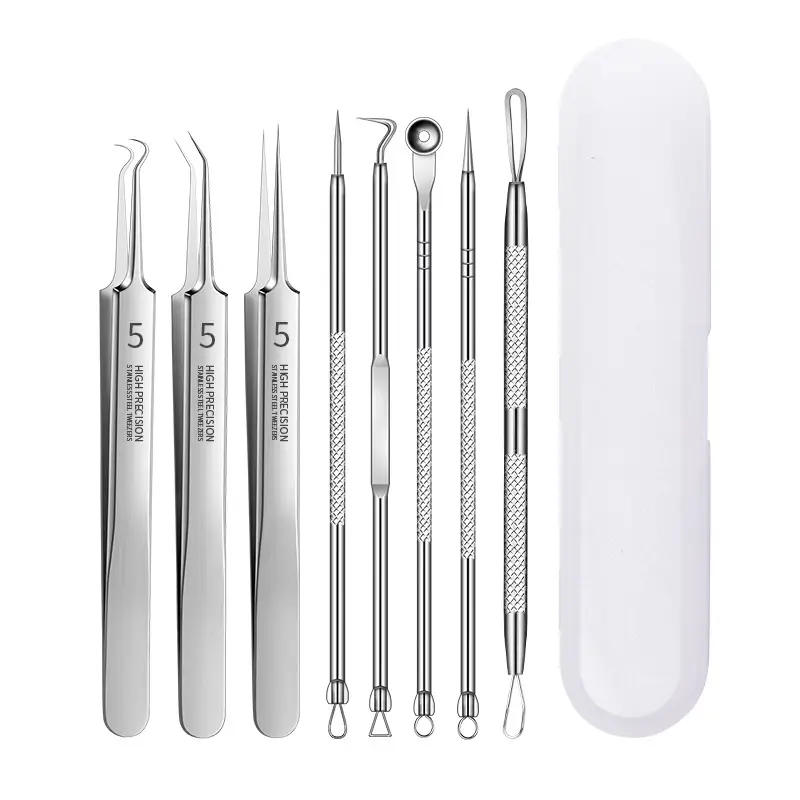Stainless Steel Acne Needle 8-Piece Set - Image 8