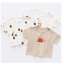 Baby Cotton Jumpsuit Short Sleeve Breathable Summer Wear — feature 21
