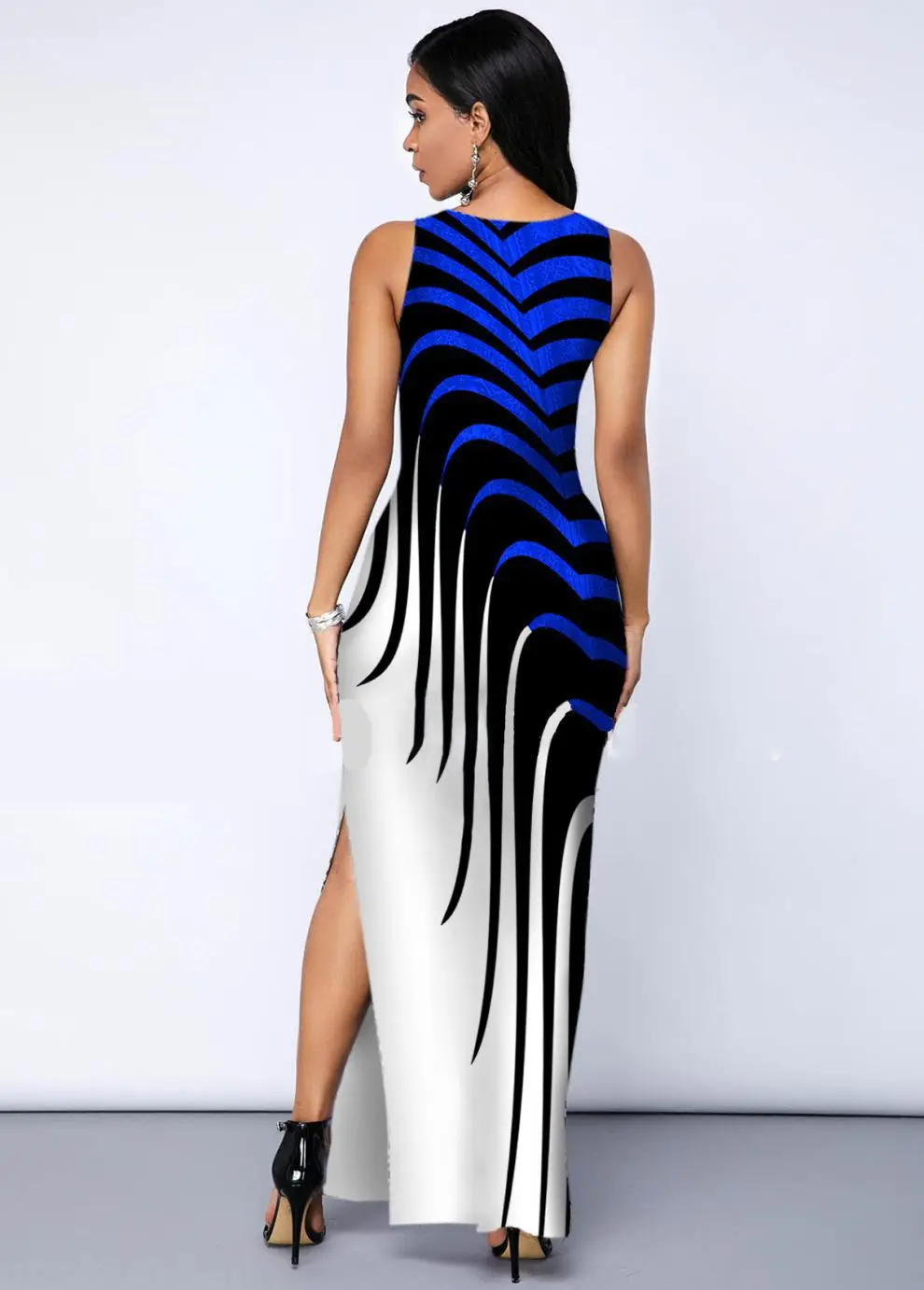 2023 Digital Print Sleeveless Round Neck Dress for Women — feature 11