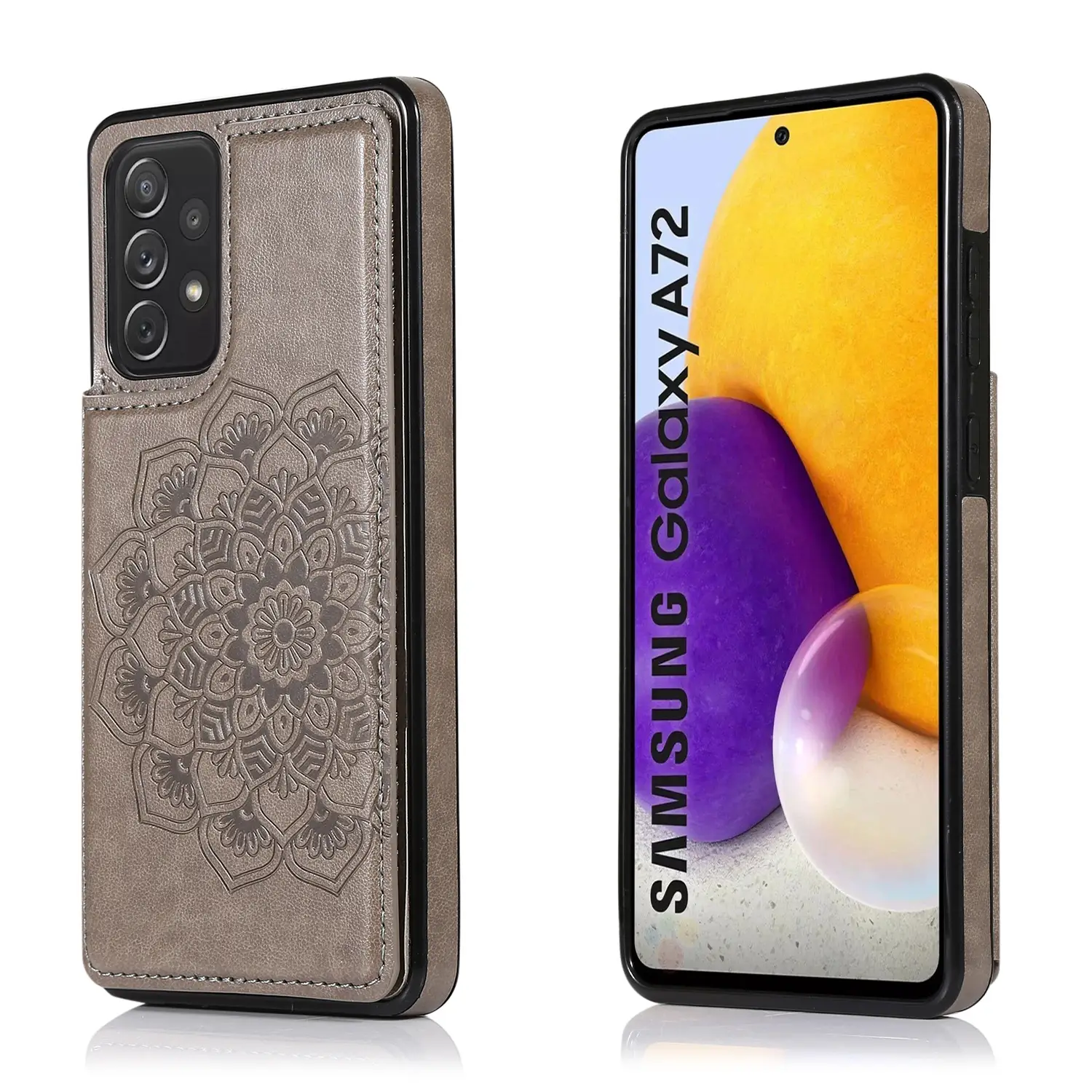 Samsung Series A72 Double Buckle Mandala Case Light Breathable