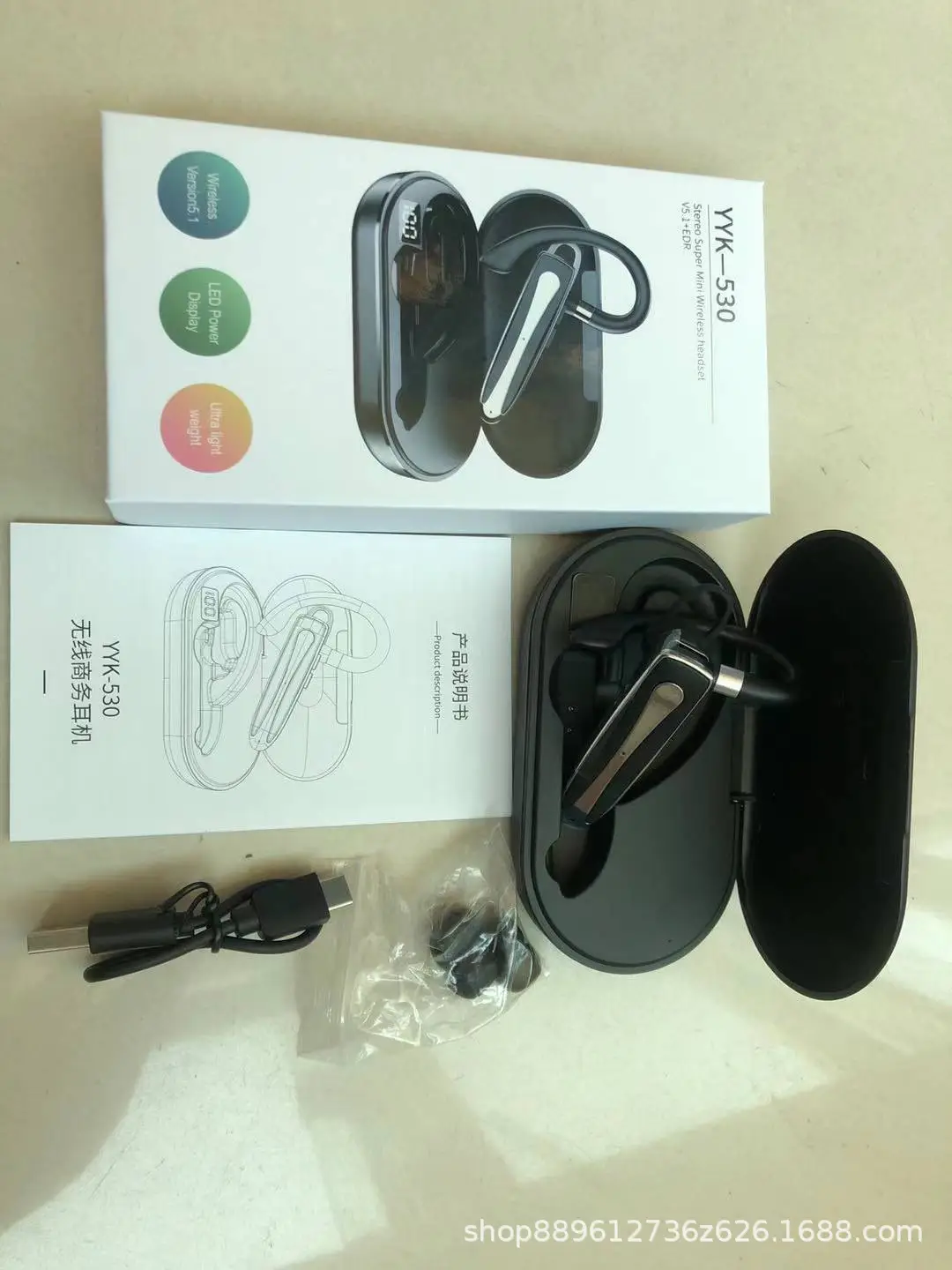 Wireless Bluetooth Earbuds for Sports & Business Use — feature 1