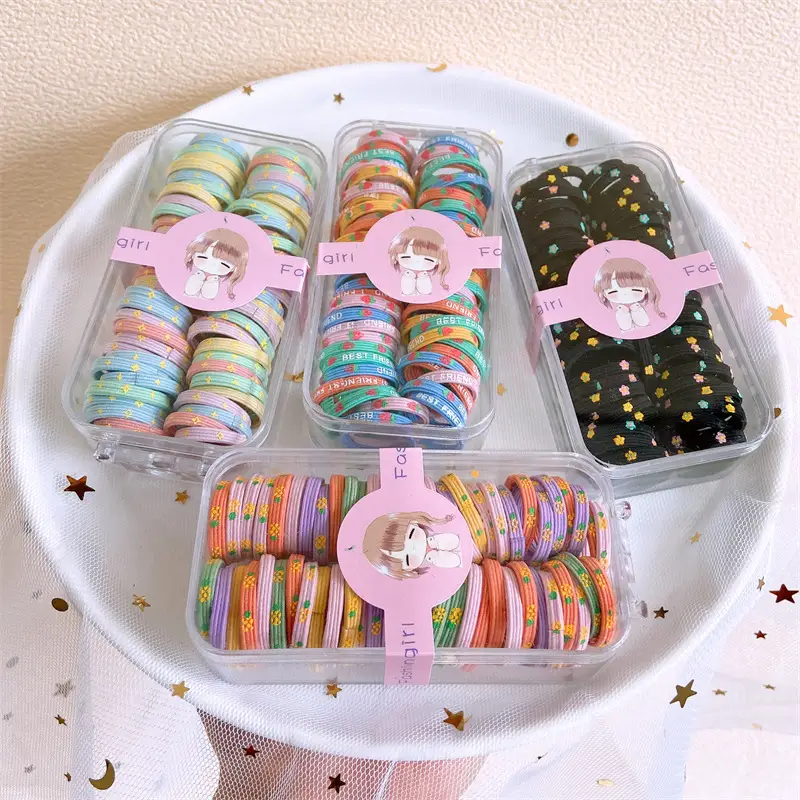 Girls Hair Ties for Girls, Gentle on Hair, Fresh Braided Hair Accessories - Image 8