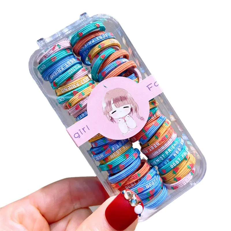 Girls Hair Ties for Girls, Gentle on Hair, Fresh Braided Hair Accessories - Image 11