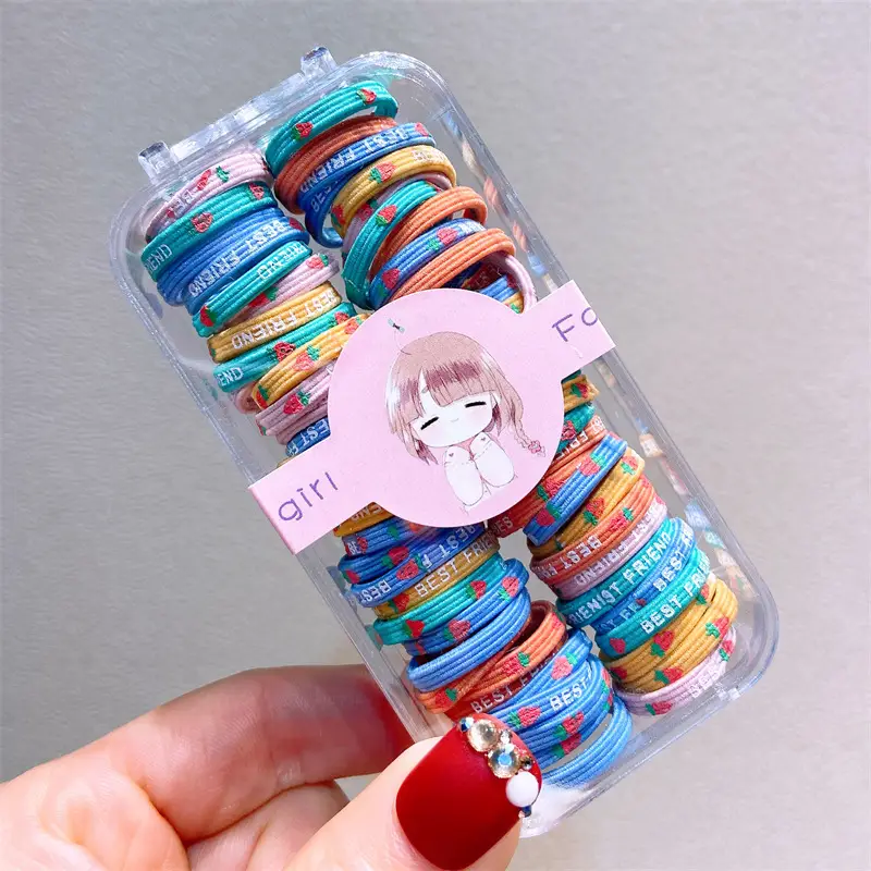 Girls Hair Ties for Girls, Gentle on Hair, Fresh Braided Hair Accessories - Image 2
