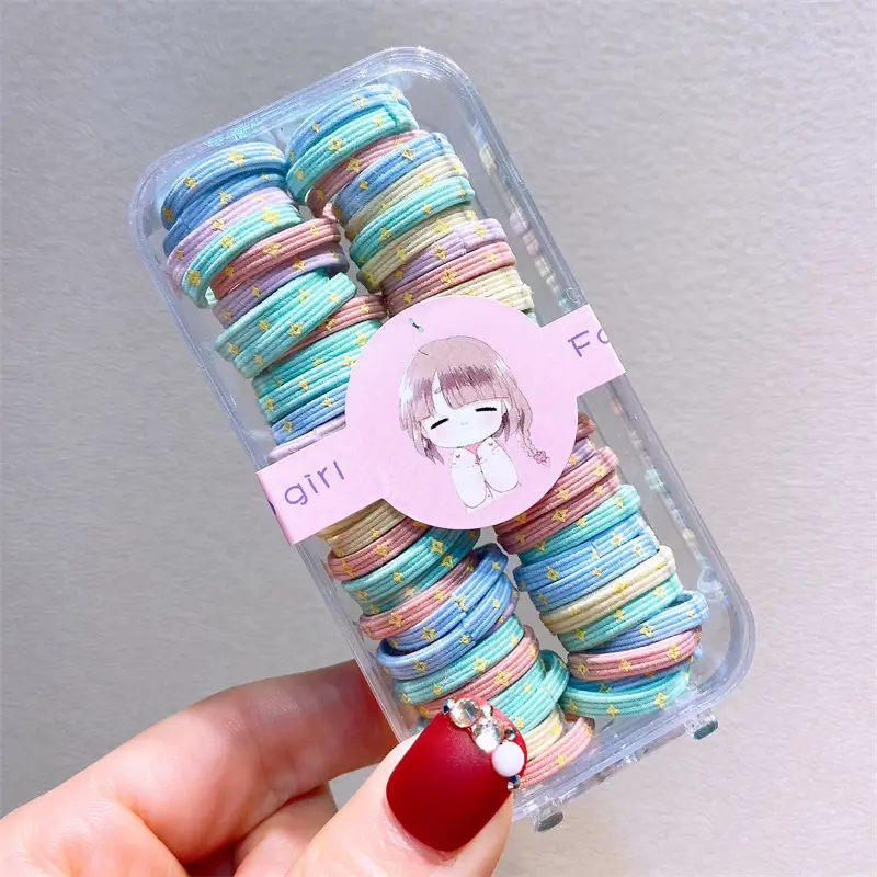 Girls Hair Ties for Girls, Gentle on Hair, Fresh Braided Hair Accessories - Image 4