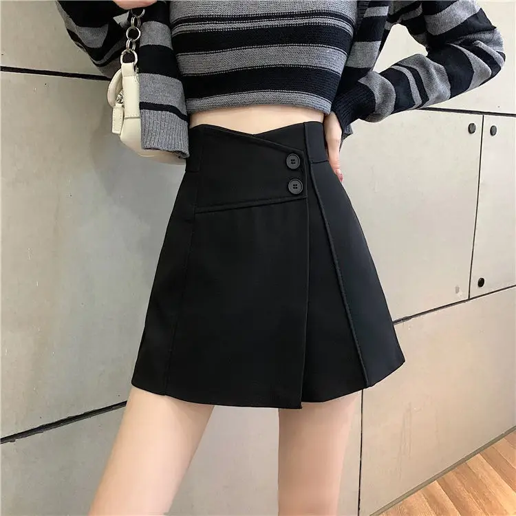 Women's High Waist A-Line Skirt Brown 2022 — feature 8