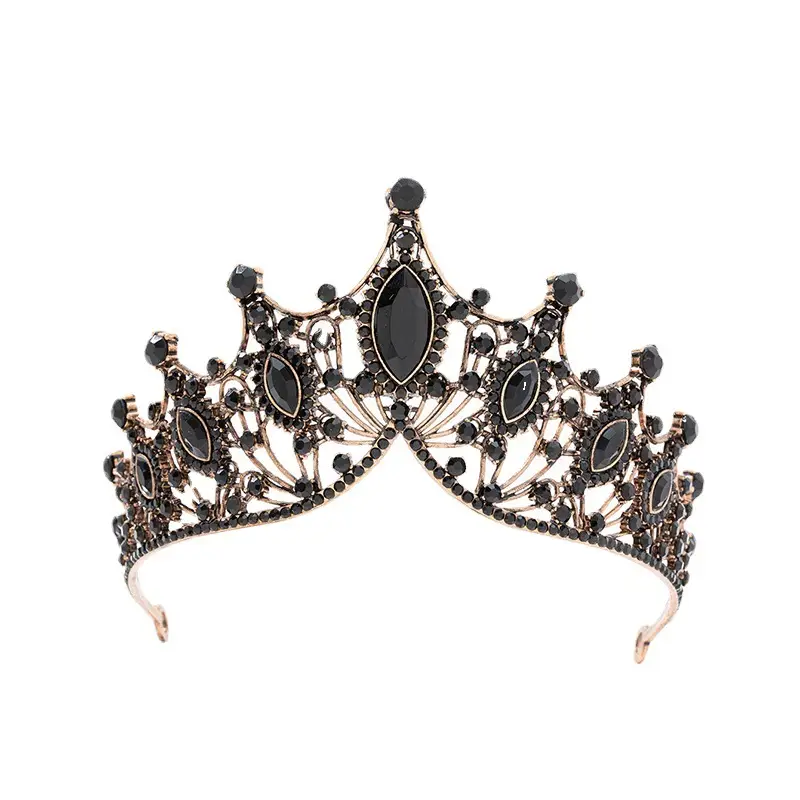 2024 New Bride Crown Wedding Hair Crown Birthday Headwear Hair Accessories Prom Cake Crown - Image 6