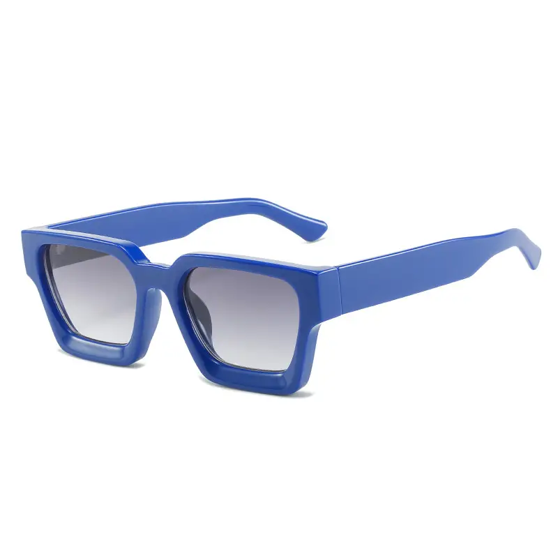 Square Frame Sunglasses Black Foreign Trade Large Frame