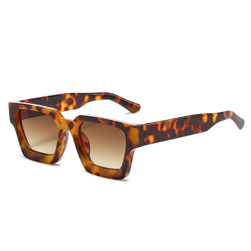 Square Frame Sunglasses Black Foreign Trade Large Frame