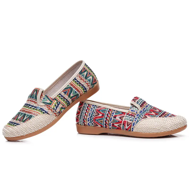 2025 Spring Women's Canvas Slip-on Fisherman Shoes - Image 12