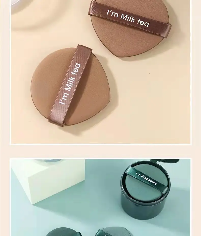 Non-Latex Wet Dry Makeup Sponge Puff Egg Yolk Pie — feature 18