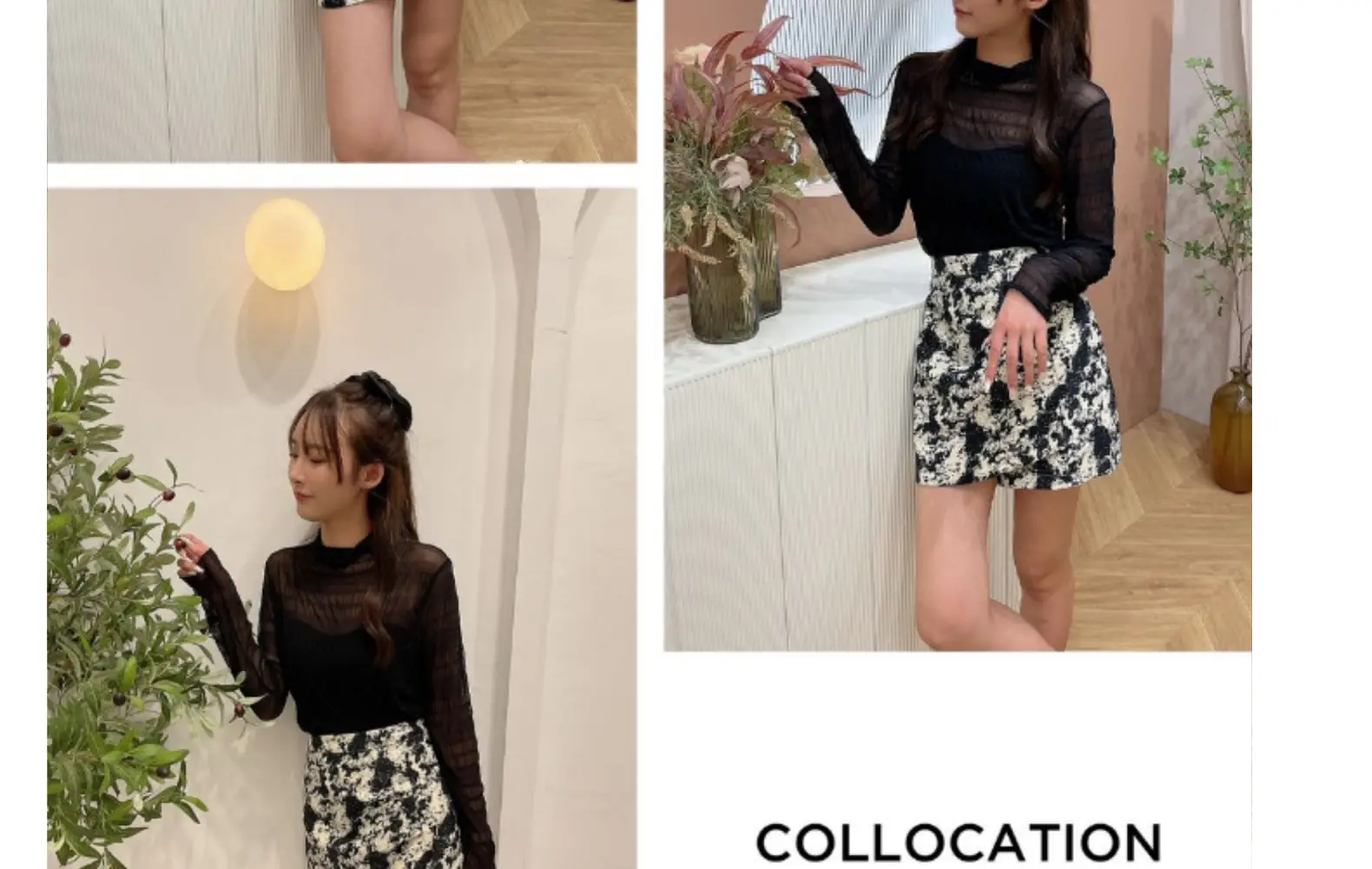 Women Lace Chiffon Half Collar Top Winter — feature 27