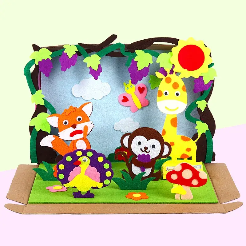 Kids DIY Picture Book with Cat & Fish Theme