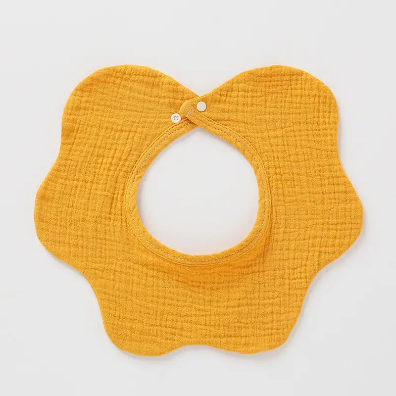 Baby Bib 4 Layer Cotton Gauze 360 Rotating - Image 2