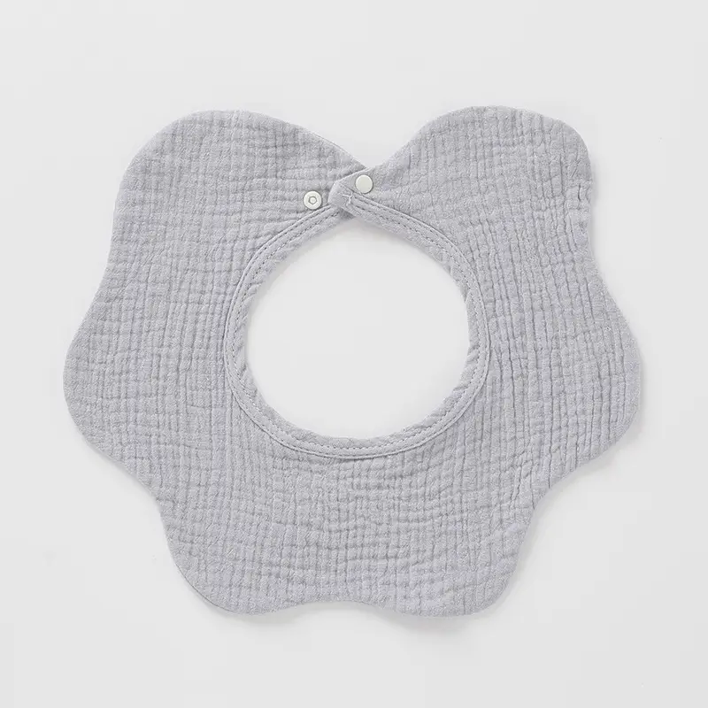 Baby Bib 4 Layer Cotton Gauze 360 Rotating - Image 3