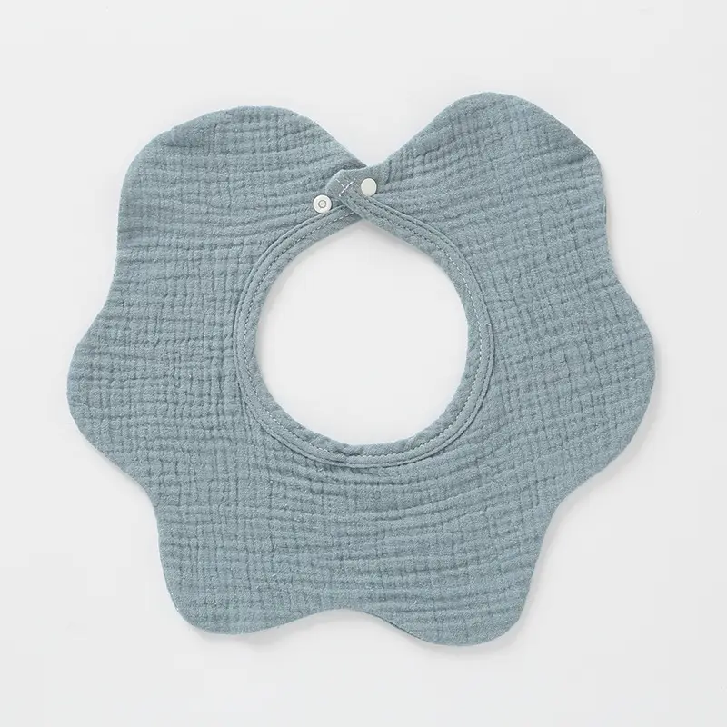 Baby Bib 4 Layer Cotton Gauze 360 Rotating - Image 4
