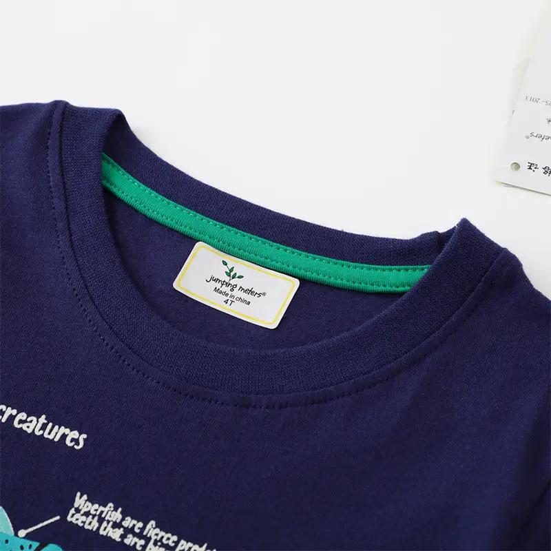 2025 Boys T-Shirt Navy Blue Short Sleeve - Image 4