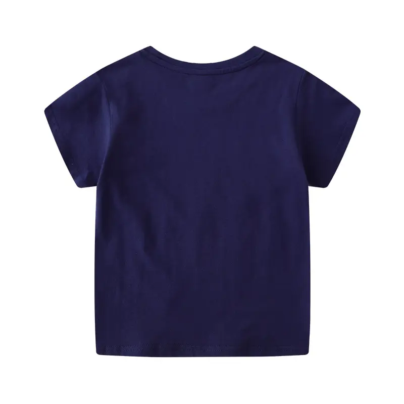 2025 Boys T-Shirt Navy Blue Short Sleeve - Image 5