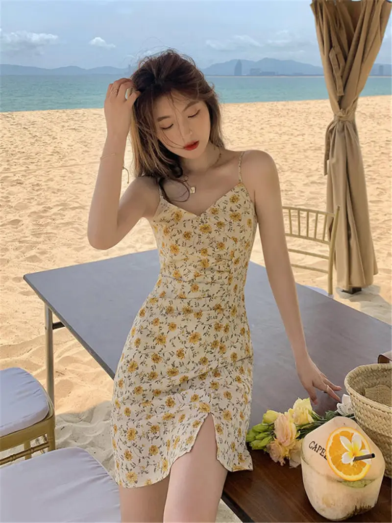 Women Floral Slip Skirt Spring Summer New Arrival - Image 2