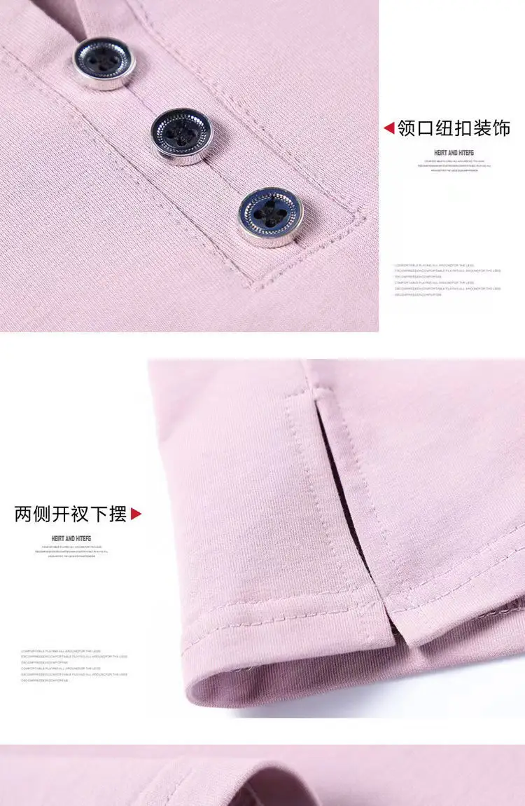 Women Polo T-Shirt Summer 2023 Solid Color — feature 6