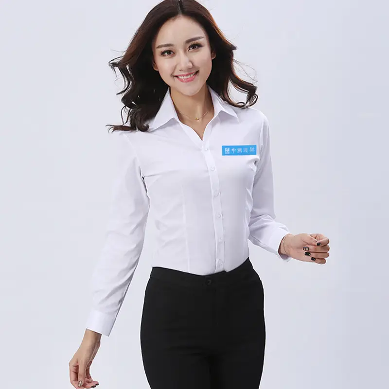 White Polo Shirt for Staff & Office Wear - Image 8