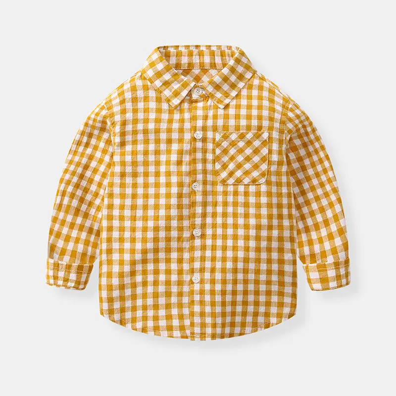 Boys Plaid Long Sleeve Shirt 1-3Yr 2020 - Image 7